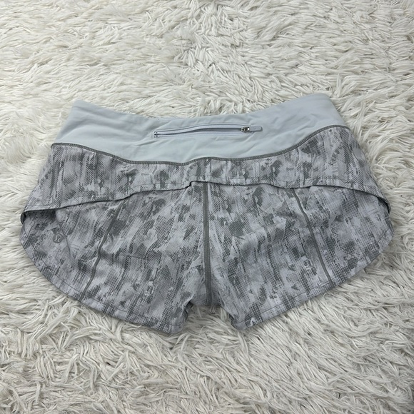 Lululemon Speed Up Short *2.5" City Breeze Alpine White Multi / Alpine White - Picture 4 of 6